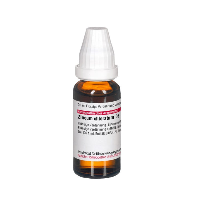 DHU Zincum chloratum D6 Dilution, 20 ml Solution