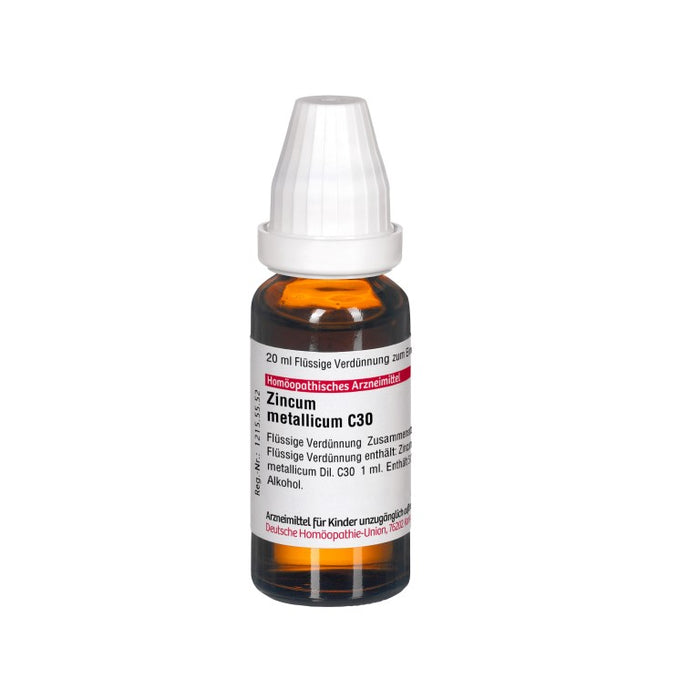 Zincum metallicum C30 DHU Dilution, 20 ml Solution