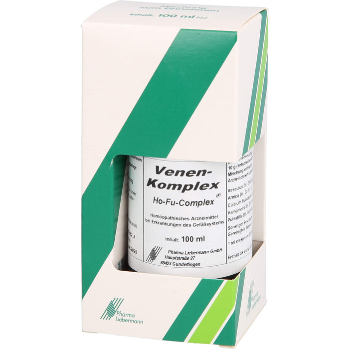Pharma Liebermann Venen Komplex Ho Fu Complex Tropfen, 100 ml Solution