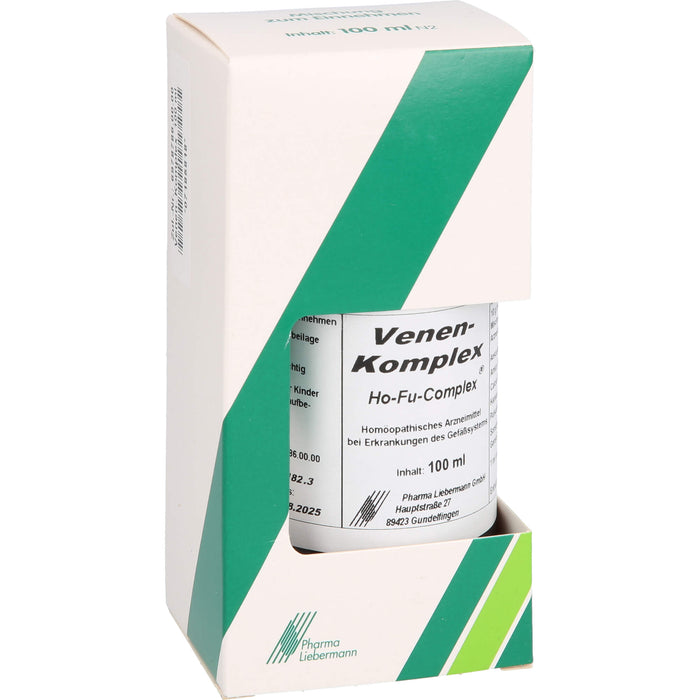 Pharma Liebermann Venen Komplex Ho Fu Complex Tropfen, 100 ml Solution