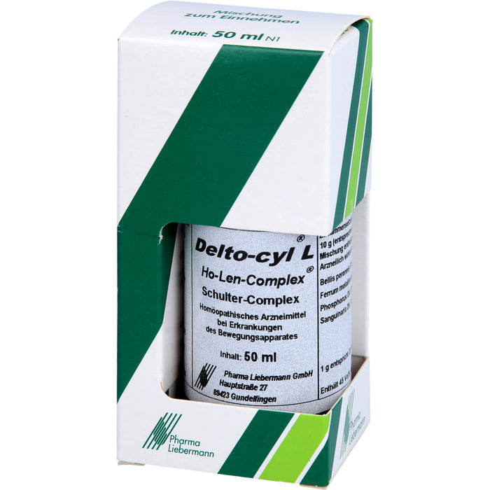 Delto-cyl L Schulter-Complex Tropfen bei akuten und chronischen Beschwerden im Schulter-Arm-Nacken-Bereich, 50 ml Solution
