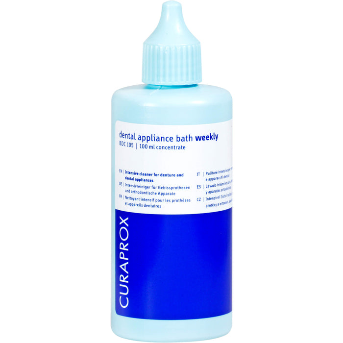 CURADENT weekly BDC 105 Prothesenreiniger Lösung, 100 ml Lösung