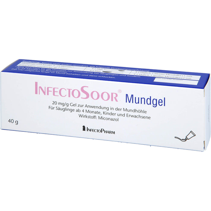 InfectoSoor Mundgel bei Hefepilzinfektionen der Mundschleimhaut, 40.0 g Gel