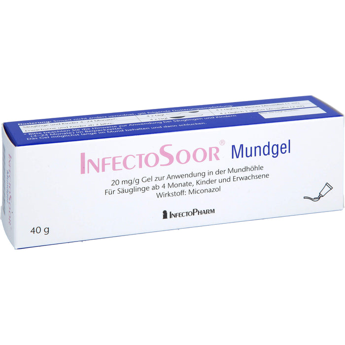 InfectoSoor Mundgel bei Hefepilzinfektionen der Mundschleimhaut, 40.0 g Gel