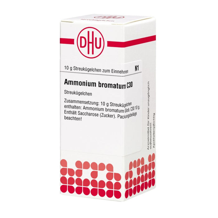 Ammonium bromatum C30 DHU Globuli, 10 g Globules