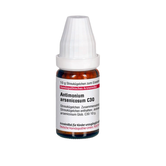 Antimonium arsenicosum C30 DHU Globuli, 10 g Globules