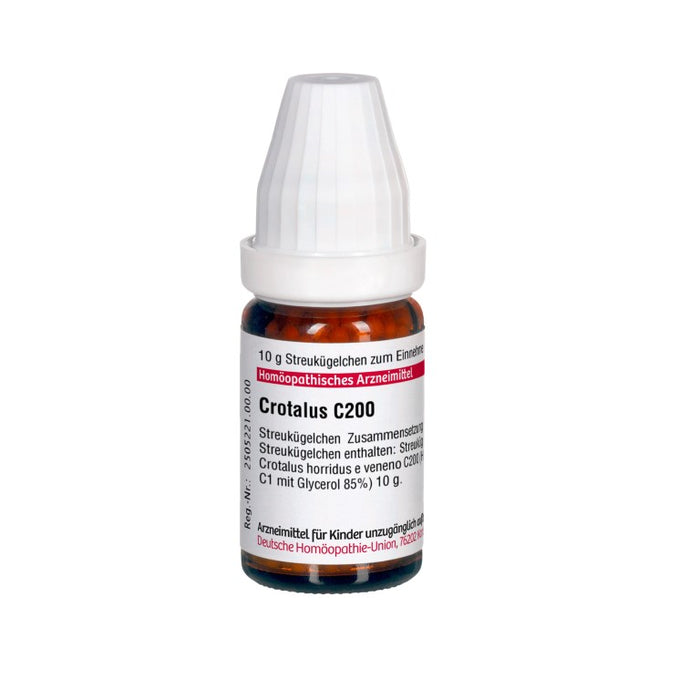 Crotalus C200 DHU Globuli, 10 g Globules