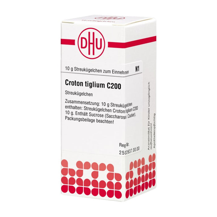 Croton tiglium C200 DHU Globuli, 10 g Globules