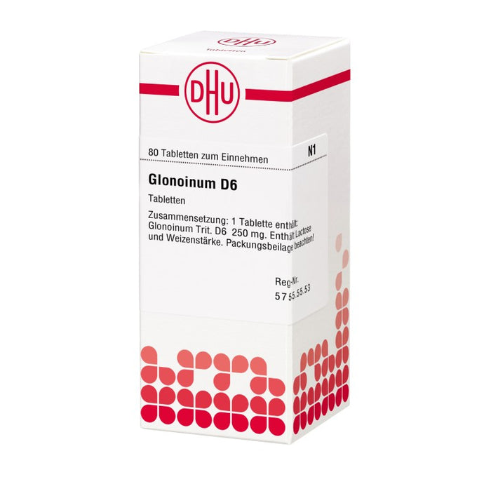 Glonoinum D6 DHU Tabletten, 80 pc Tablettes