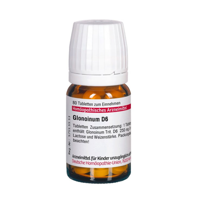 Glonoinum D6 DHU Tabletten, 80 pc Tablettes