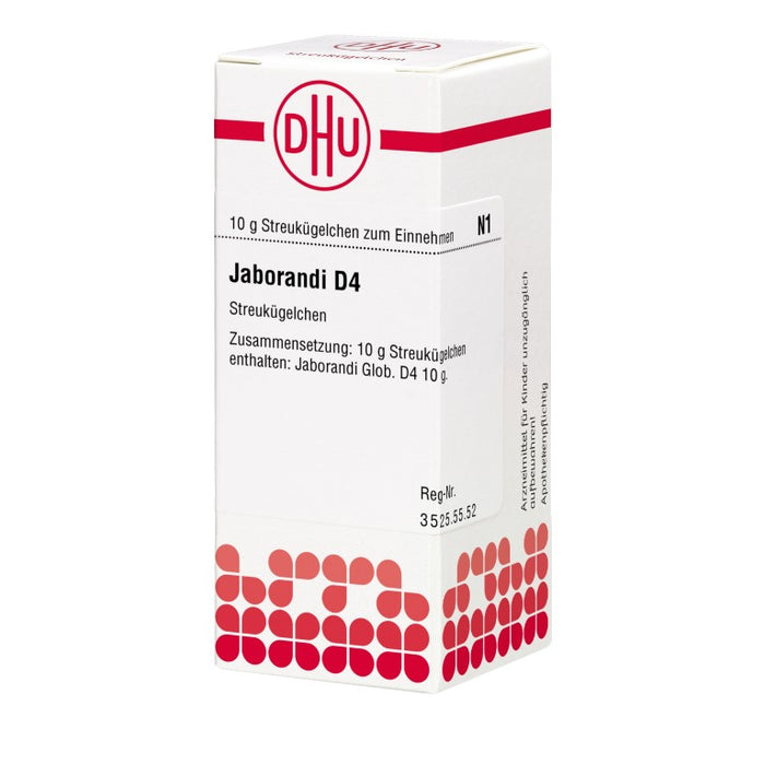Jaborandi D4 DHU Globuli, 10 g Globules