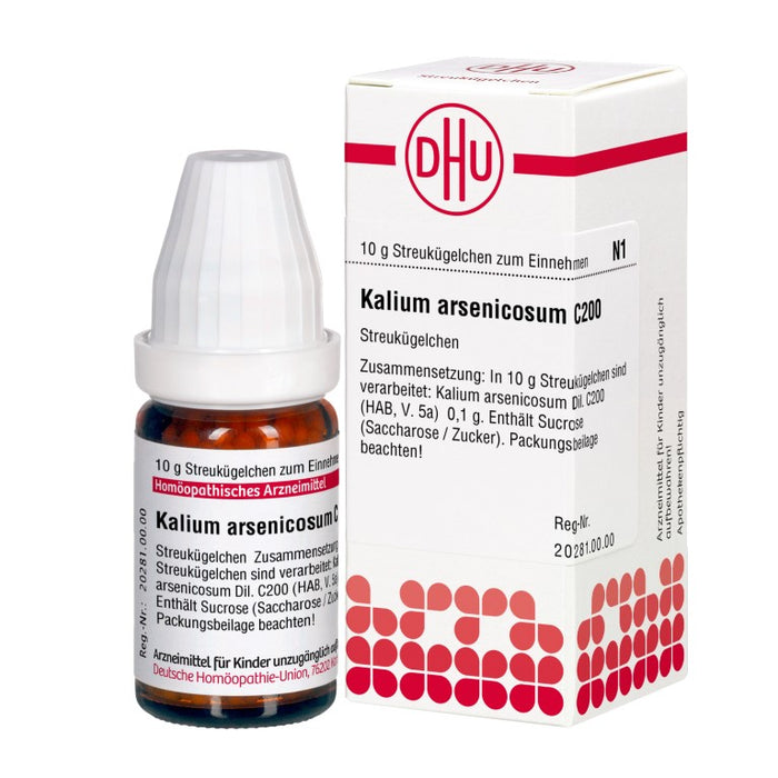 DHU Kalium arsenicosum C200 Streukügelchen, 10 g Globules