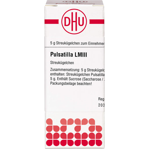 DHU Pulsatilla LM III Streukügelchen, 5 g Globuli