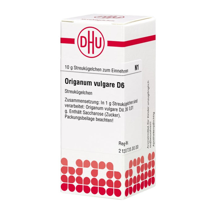 Origanum vulgare D6 DHU Globuli, 10 g Globules