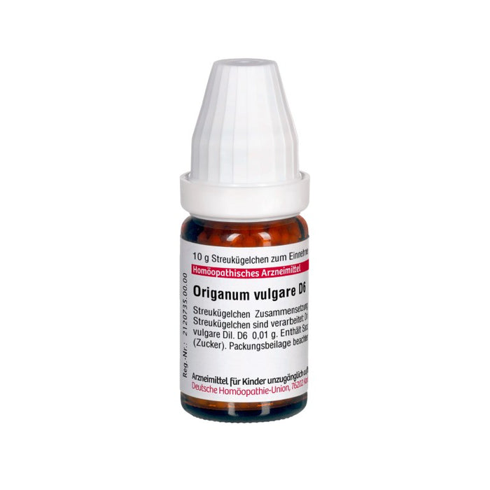 Origanum vulgare D6 DHU Globuli, 10 g Globules