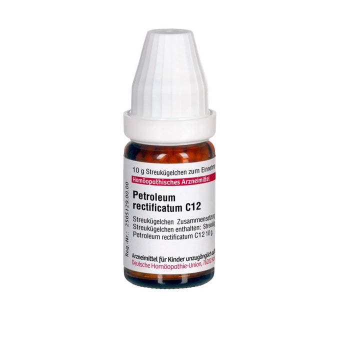 Petroleum rectificatum C12 DHU Globuli, 10 g Globules