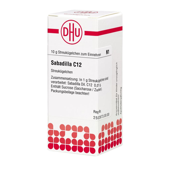 Sabadilla C12 DHU Globuli, 10 g Globules