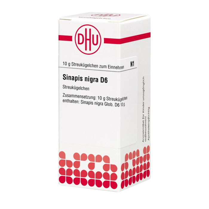 Sinapis nigra D6 DHU Globuli, 10 g Globules