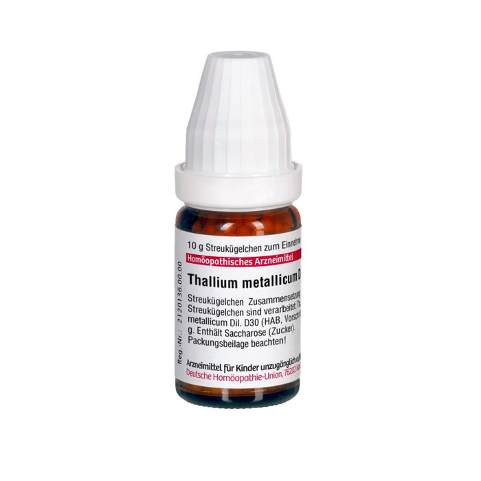 Thallium metallicum D30 DHU Globuli, 10 g Globules