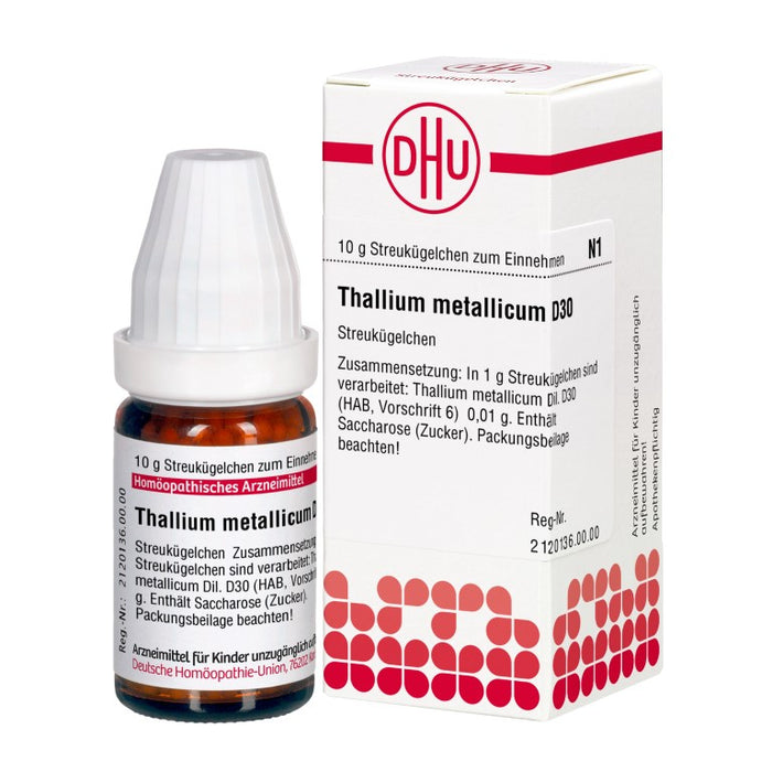 Thallium metallicum D30 DHU Globuli, 10 g Globules
