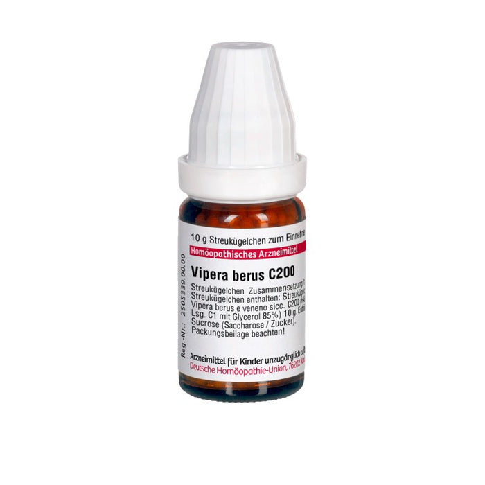 Vipera berus C200 DHU Globuli, 10 g Globules