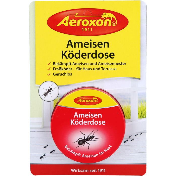 Aeroxon Ameisen Köderdose bekämpft Ameisen und Ameisennester, 1 St. Packung