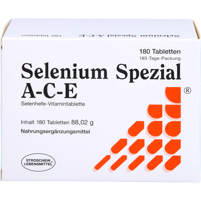 Selenium Spezial A-C-E Selenhefe-Vitamintabletten, 180 St. Tabletten
