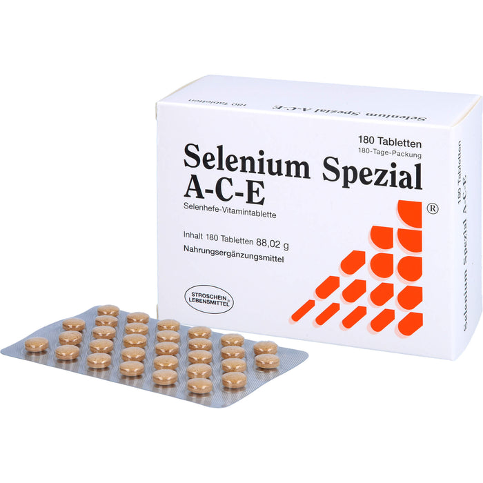 Selenium Spezial A-C-E Selenhefe-Vitamintabletten, 180 St. Tabletten
