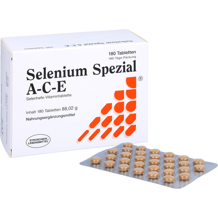 Selenium Spezial A-C-E Selenhefe-Vitamintabletten, 180 pcs. Tablets