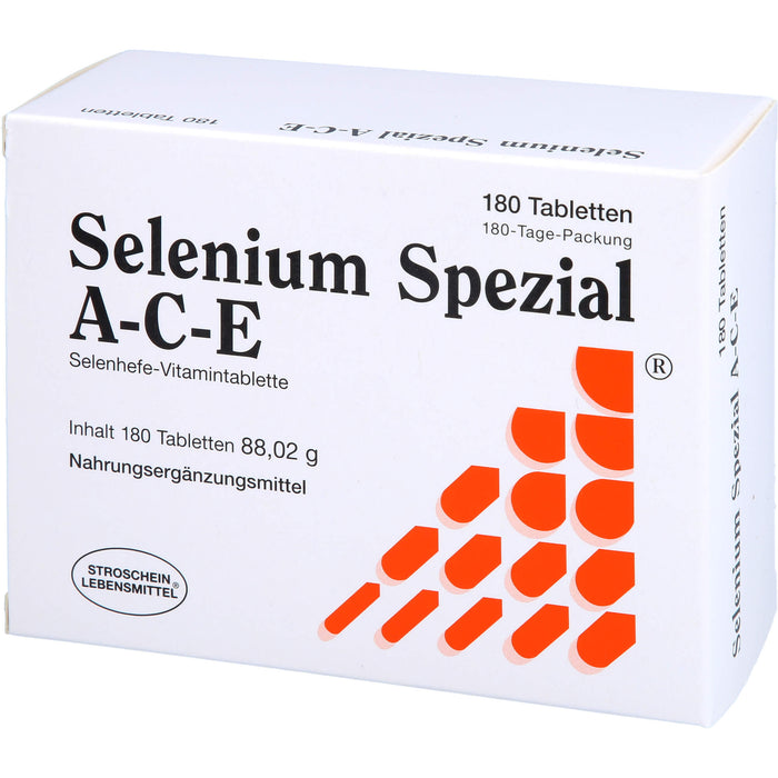 Selenium Spezial A-C-E Selenhefe-Vitamintabletten, 180 St. Tabletten