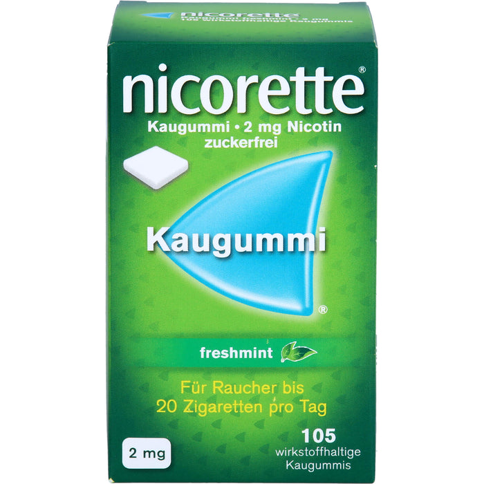 nicorette Kaugummi freshmint 2 mg Reimport Pharma Gerke, 105.0 St. Kaugummi