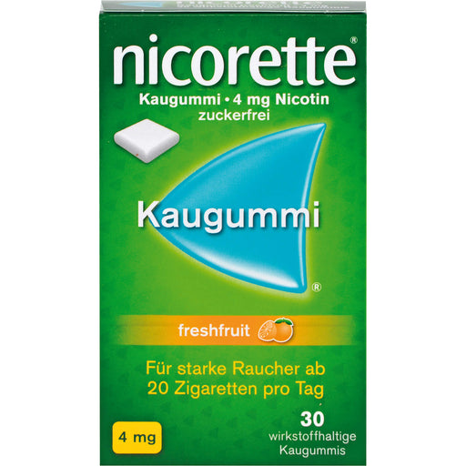 Nicorette 4mg Freshfruit Gerke Kaugummi, 30 St KGU