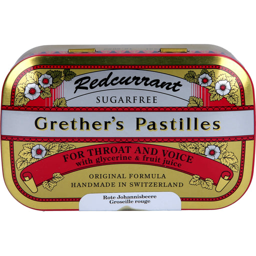 Grether´s Pastillen Redcurrant zuckerfrei, 110 g Pastillen