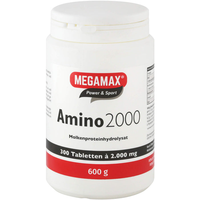 MEGAMAX Power & Sport Amino 2000 Tabletten, 300 St. Tabletten