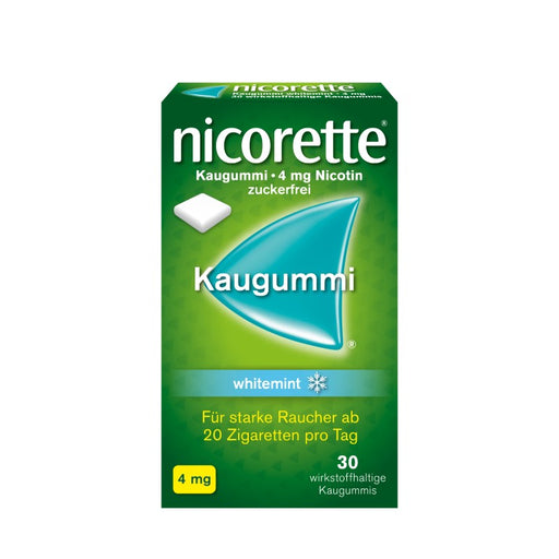 Nicorette whitemint 4mg Kaugummi, 30 St KGU