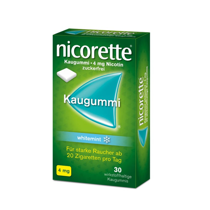 Nicorette whitemint 4mg Kaugummi, 30 St KGU