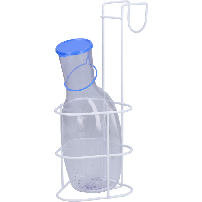 Urinflaschen Set f.Männer m.Flasche u.Halter, 1 St 