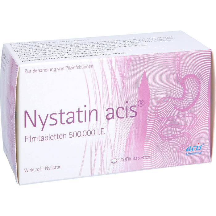 Nystatin acis® Filmtabletten, 100 St. Tabletten