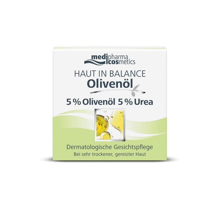 Medipharma Cosmetics Haut in Balance Olivenöl Gesichtspflege 5% bei sehr trockener, gereizter Haut, 50 ml Creme