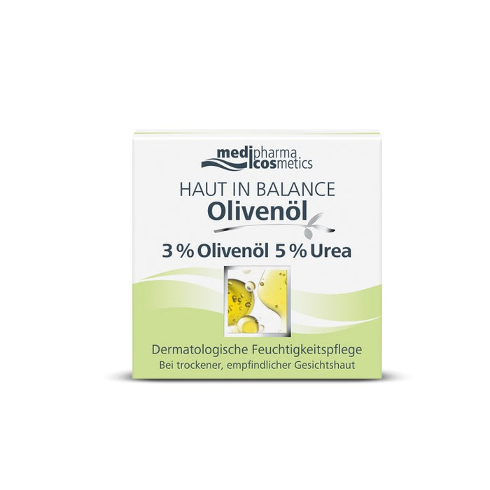 Medipharma Cosmetics Haut in Balance Olivenöl Feuchtigkeitspflege 3%, 50 ml Creme