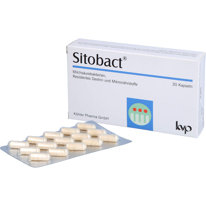 Sitobact Kapseln mit Milchsäurebakterien, 30 pcs. Capsules