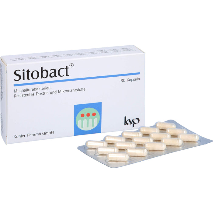 Sitobact Kapseln mit Milchsäurebakterien, 30 pc Capsules