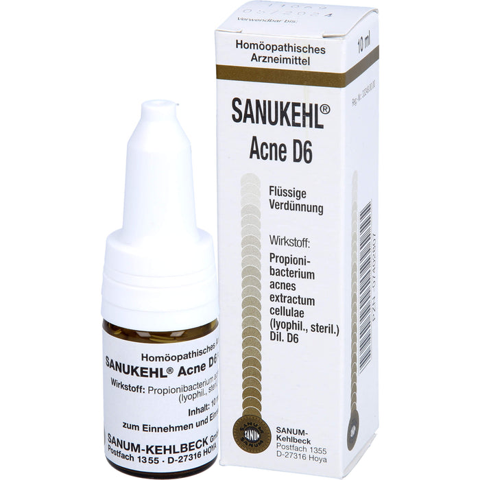 SANUM-KEHLBECK Sanukehl Acne D6 Tropfen, 10 ml Solution