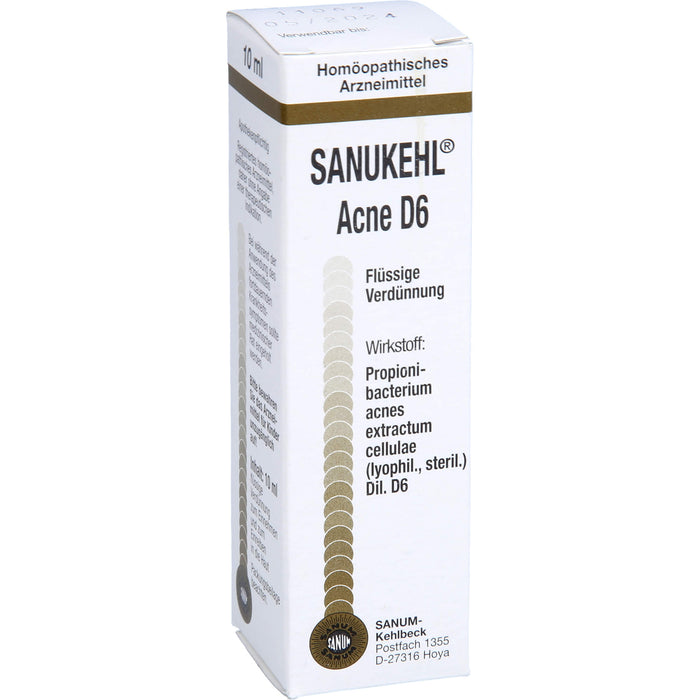 SANUM-KEHLBECK Sanukehl Acne D6 Tropfen, 10 ml Solution