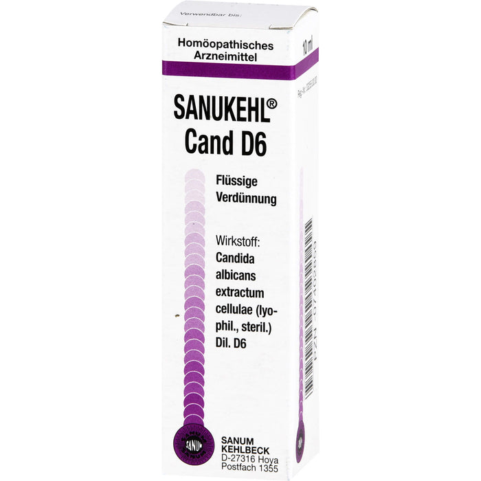 SANUM-KEHLBECK Sanukehl Cand D6 flüssige Verdünnung, 10 ml Solution