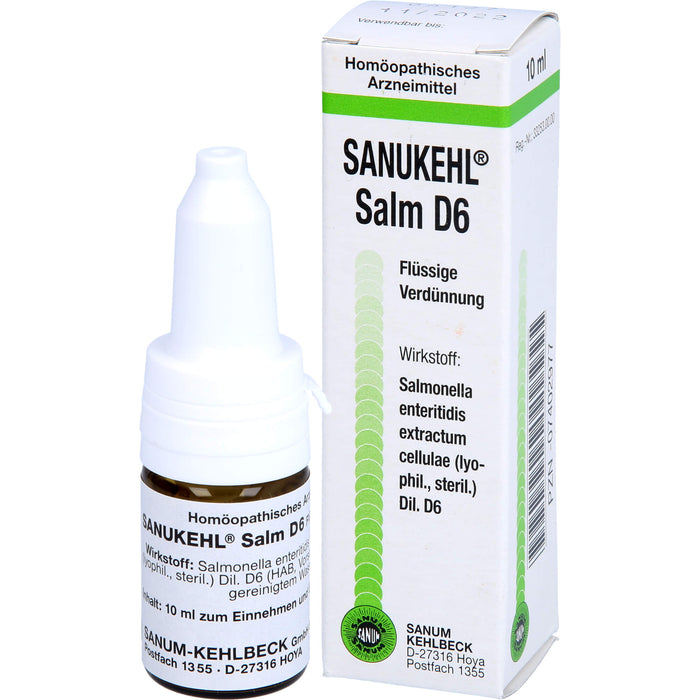 SANUM-KEHLBECK Sanukehl Salm D6 flüssige Verdünnung, 10 ml Solution
