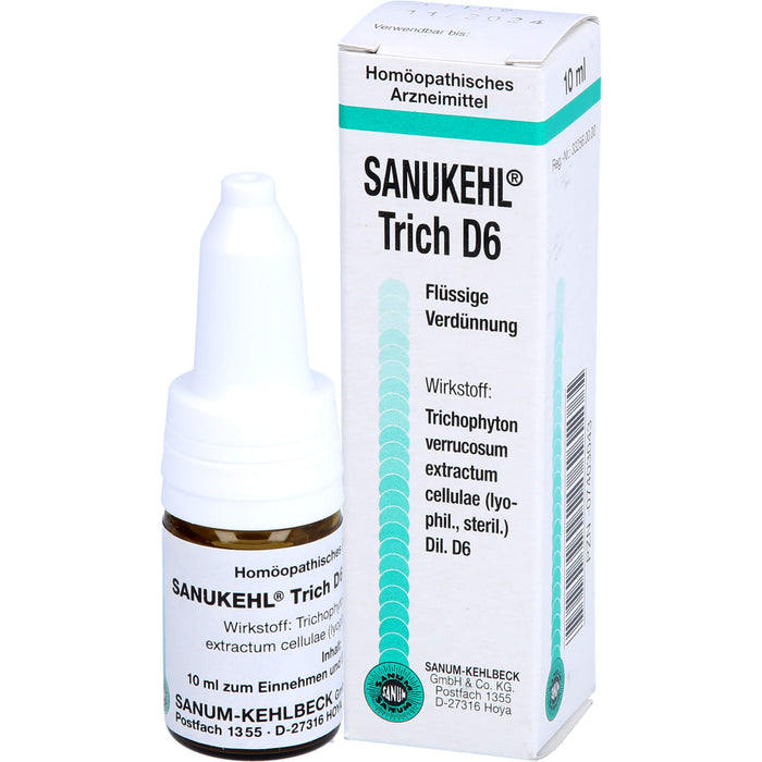 SANUM-KEHLBECK Sanukehl Trich D6 flüssige Verdünnung, 10 ml Lösung