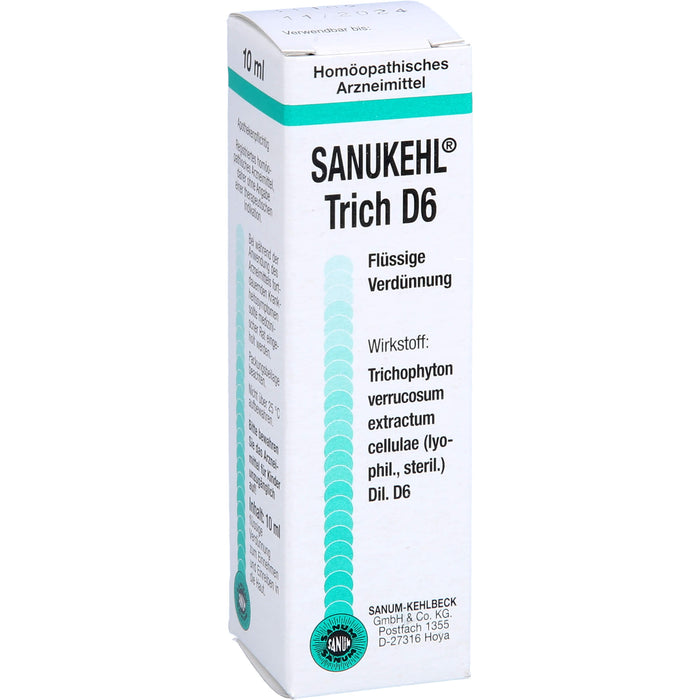 SANUM-KEHLBECK Sanukehl Trich D6 flüssige Verdünnung, 10 ml Solution