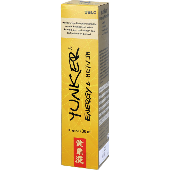 Yunker Energy & Health Saft bei Eschöpfung und Müdigkeit, 30 ml Solution