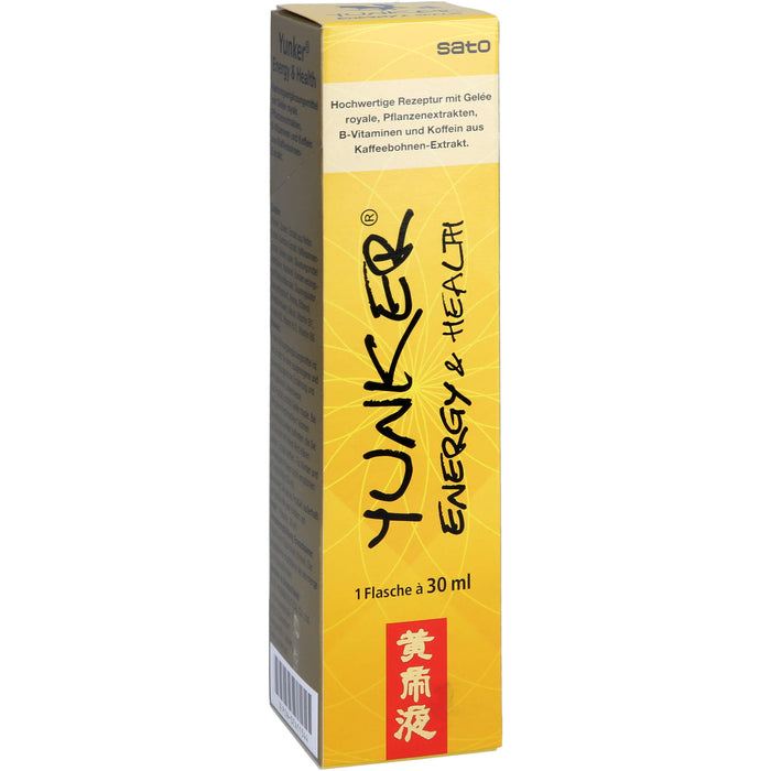 Yunker Energy & Health Saft bei Eschöpfung und Müdigkeit, 30 ml Solution